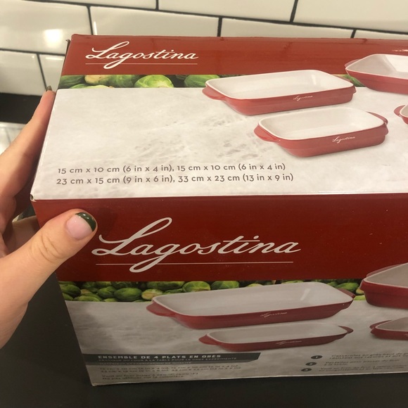 Lagostina 4 piece ceramic bake set - Picture 2 of 9